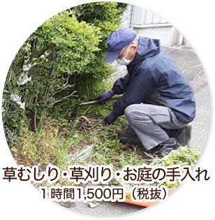 草むしり・草刈り・お庭の手入れ